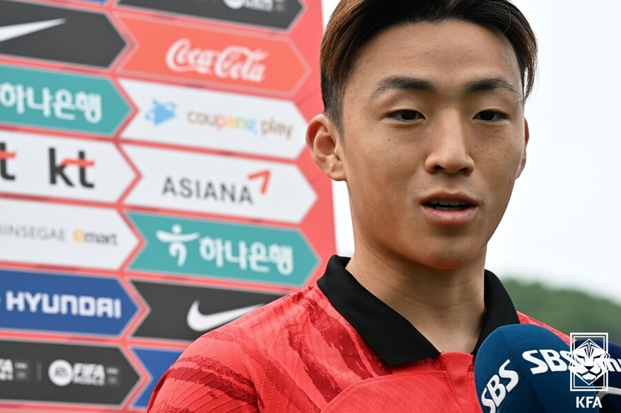 ▲ 7일 U-20 월드컵을 위한 출국을 앞두고 마지막 각오를 밝히는 이지한 ⓒ 대한축구협회