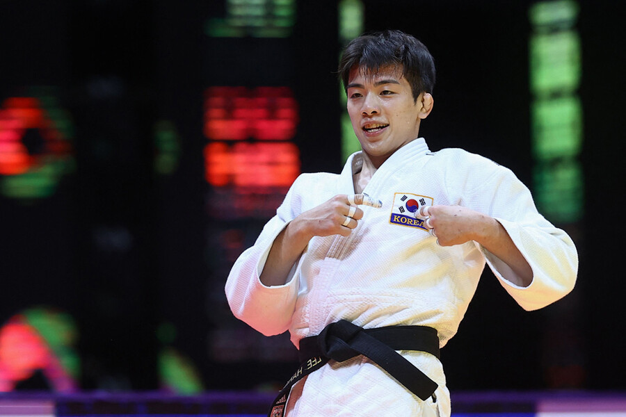 이하림, 유도 세계선수권대회 60kg급 동메달…올림픽 금메달리스트 이겼다
