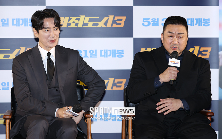 ▲ 이준혁 마동석 ⓒ곽혜미 기자 `