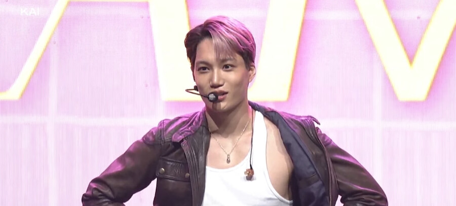 ▲ 카이. 출처| 팬미팅 캡처
