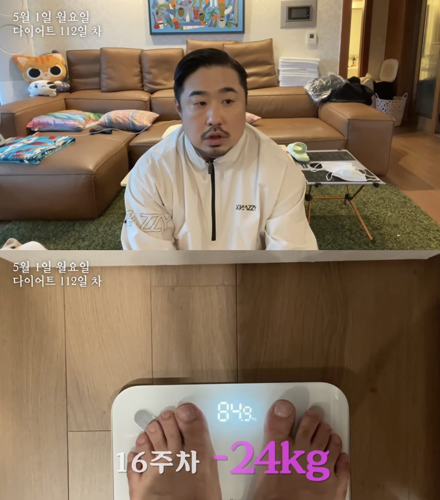 '이은형♥' 강재준, 다이어트 대성공…24kg 감량했다 "몸이 너무 가벼워"('기유TV')