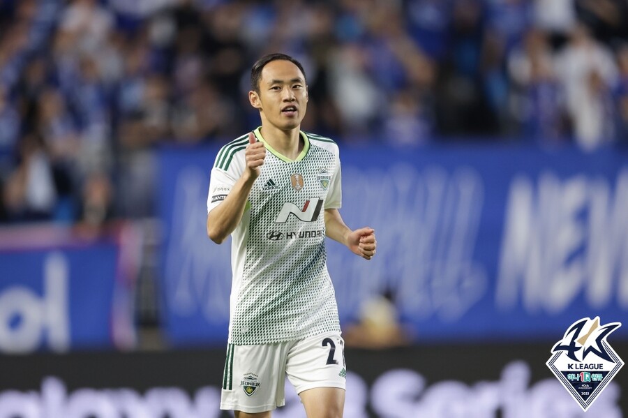 ▲ 경기 시작 20초 만에 선제골을 넣은 문선민. ⓒ한국프로축구연맹