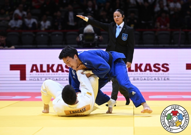이준환, 유도 세계선수권대회 81kg급 동메달…日 나가세 제압