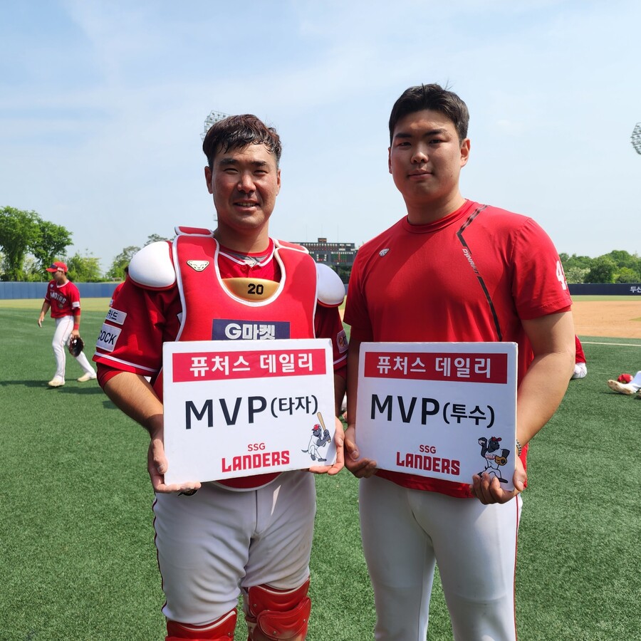 ‘마운드 호투+김민준-고명준 활약’ SSG 퓨처스팀, 두산 2군 꺾고 연패 탈출
