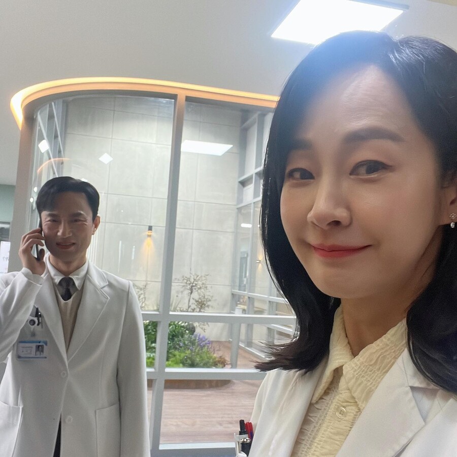 ▲ 김병철(왼쪽) 명세빈. 출처ㅣ명세빈 인스타그램