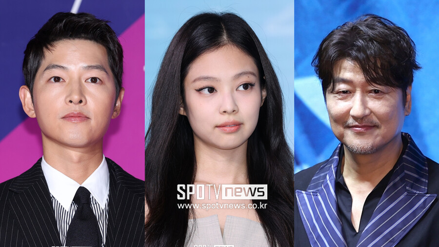 ▲ 송중기, 제니, 송강호.  ⓒ곽혜미 기자