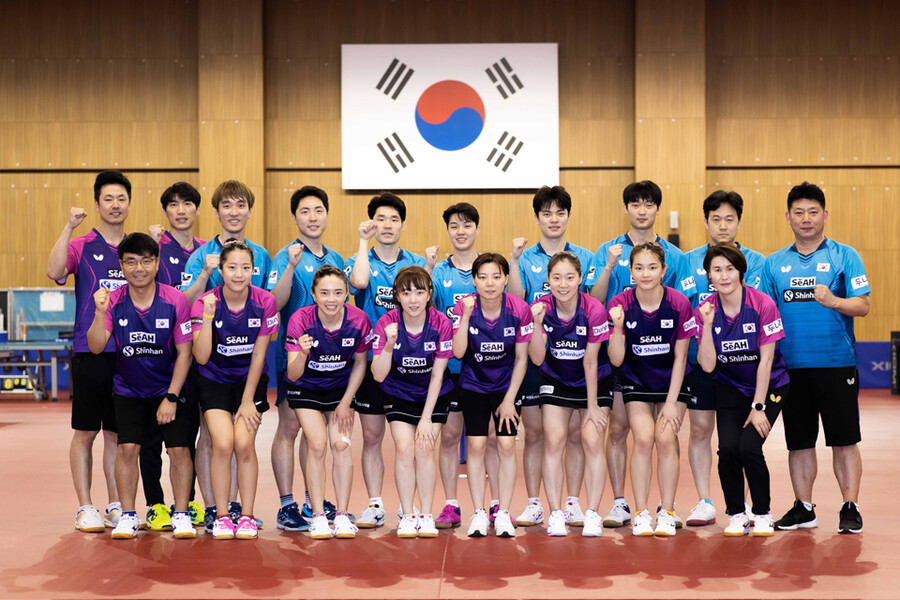▲ 한국 탁구 대표팀 ⓒ대한탁구협회