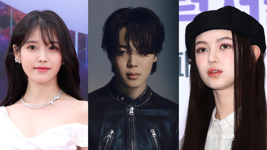 아이유→지민->다니엘…극장 장악한 케이팝★ '3人3色'