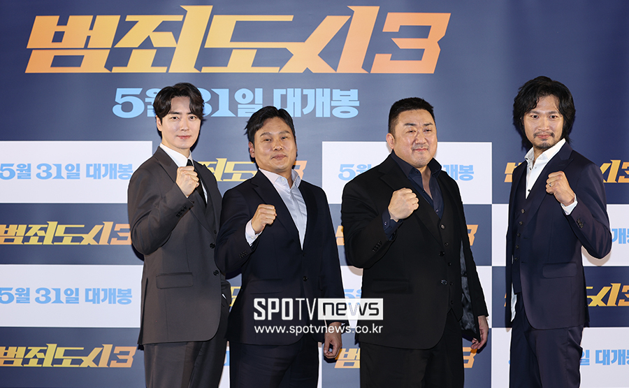 ▲ 이준혁 이상용 감독 마동석 아오키 무네타카 ⓒ