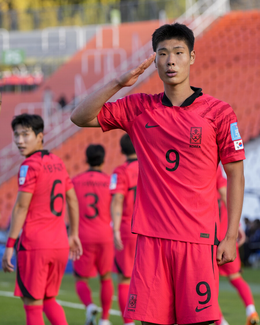 ▲ 한국 20세 이하 축구대표팀이 프랑스를 제압하고 U-20 월드컵을 승리로 출발했다 ⓒ 연합뉴스/AP
