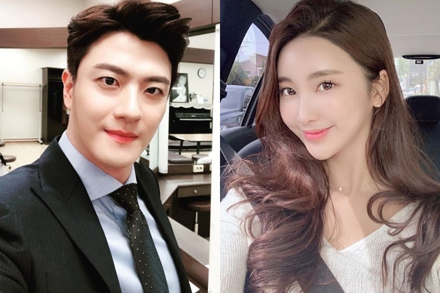 ▲ 윤형렬(왼쪽), 박혜민. 출처| 윤형렬, 박혜민 인스타그램