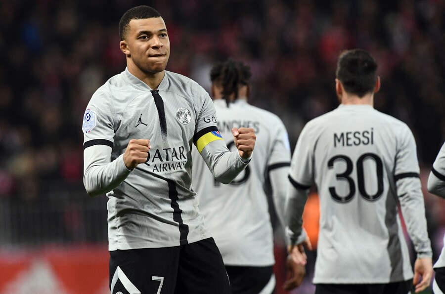 ▲ PSG 역대 리그 최다 득점자에 오른 음바페는 클럽의 상징적인 인물이다 ⓒ연합뉴스/AFP