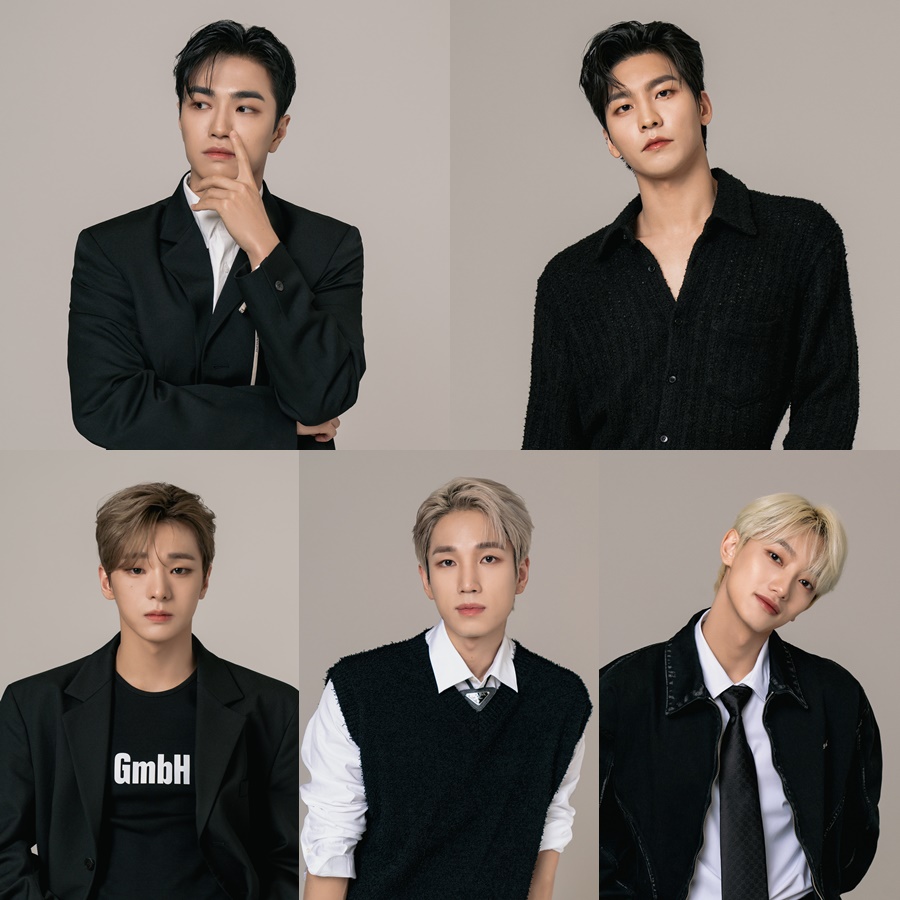 ▲ 배너 태환, 곤, 영광, 아시안, 혜성(왼쪽 위부터 시계방향으로). 제공| 클렙엔터테인먼트