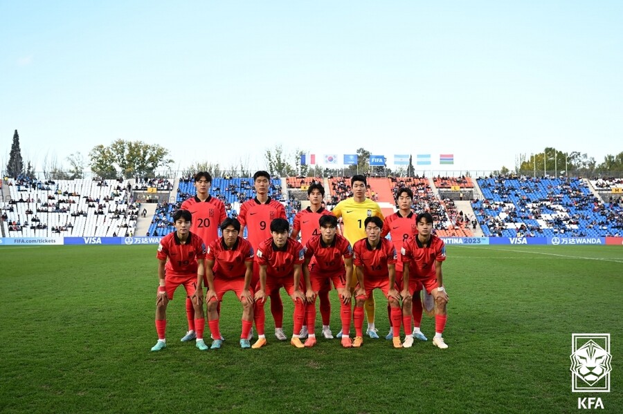 ▲ 한국 U-20 대표팀 ⓒ대한축구협회