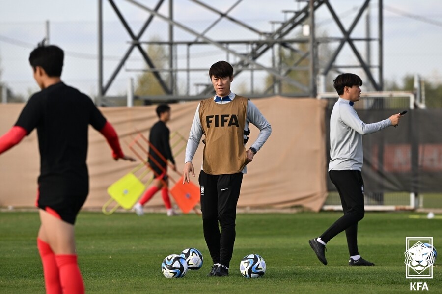 ▲ 감비아와 F조 조별리그 최종전을 남겨둔 김은중호. ⓒ대한축구협회