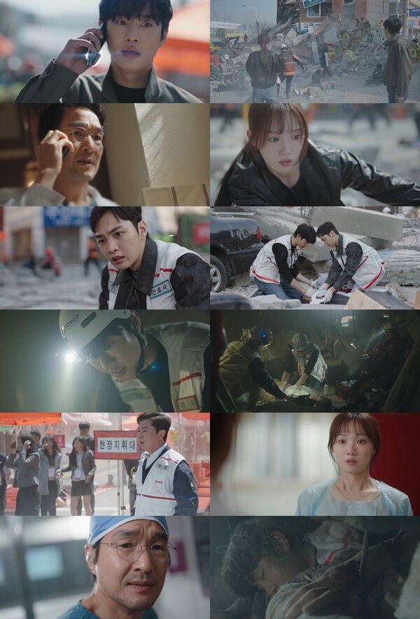 '김사부3' 한석규는 망연자실했다…안효섭, 건물붕괴로 철근에 손 관통[TV핫샷]