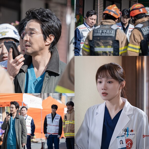 '김사부3' 한석규, 매몰된 안효섭-김민재 사고 현장서 비장한 각오[오늘TV]