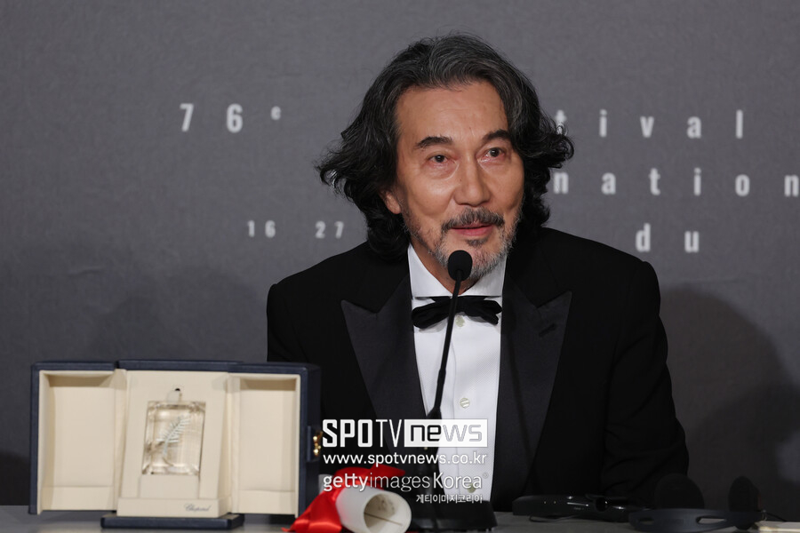 ▲ 제76회 칸국제영화제 남우주연상을 수상한 야쿠쇼 코지ⓒ게티이미지