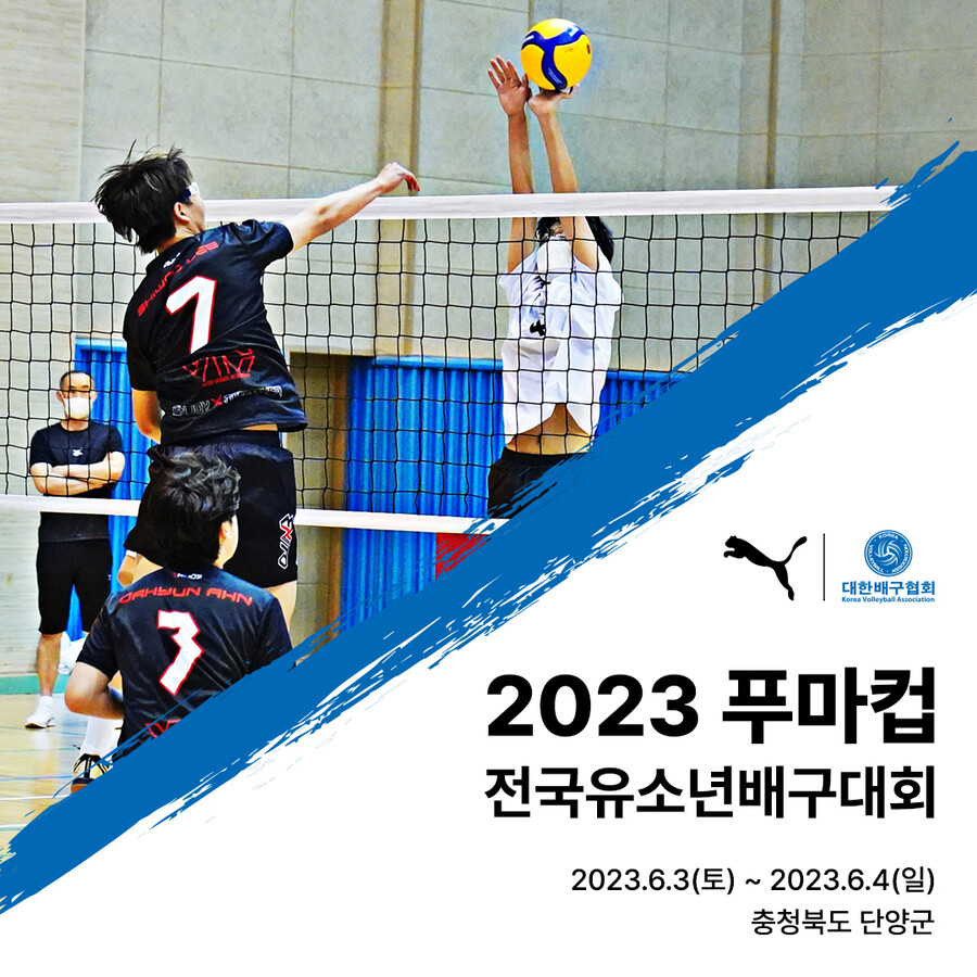 푸마컵 전국유소년배구대회, 올해는 단양에서 열린다