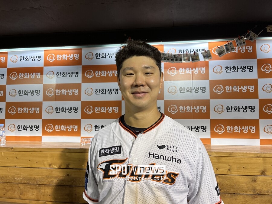 ▲ 한화 이글스 내야수 김인환 ⓒ고유라 기자
