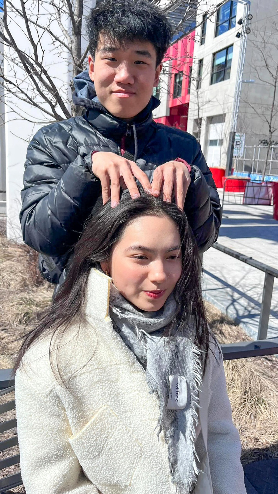 ▲ 임해나(앞)와 예콴 ⓒ임해나-예콴