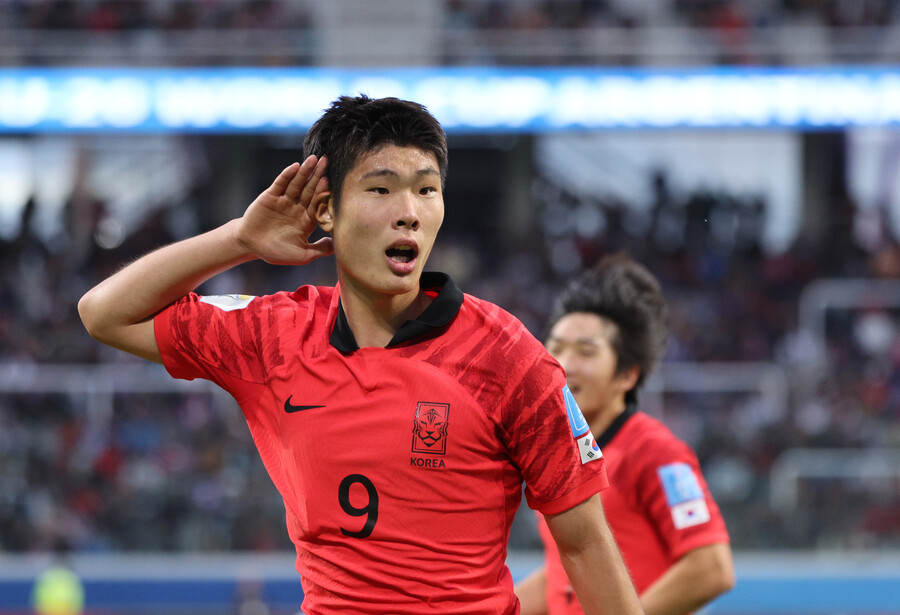▲ 이영준(사진 위), 배준호(가운데), 최석현(맨 아래) 등이 에콰도르전에서 골맛을 봤다. ⓒ연합뉴스