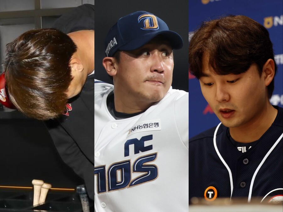 ▲ 논란을 일으킨 김광현-이용찬-정철원(왼쪽부터). ⓒ연합뉴스