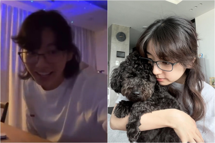 ▲ 출처|정국 라이브 캡처, 히라이 사야 인스타그램