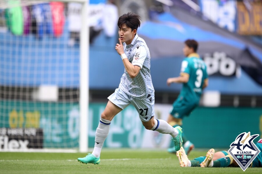 ▲ 인천 유나이티드가 김보섭의 멀티골로 대전 하나시티즌을 무너뜨렸다. ⓒ한국프로축구연맹