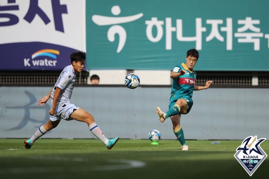▲ 대전 하나시티즌-인천 유나이티드의 경기. ⓒ한국프로축구연맹