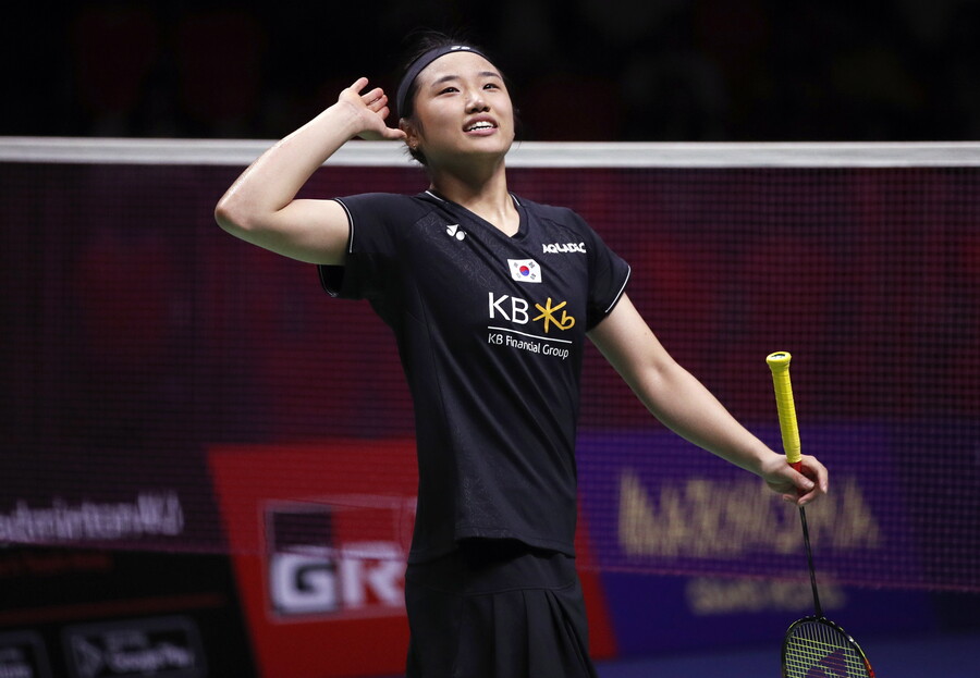 ▲ 2023 BWF 태국오픈 여자 단식에서 우승한 안세영 ⓒ연합뉴스/EPA