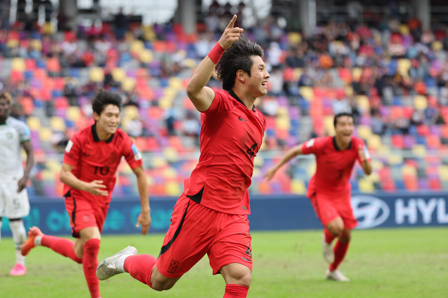 ▲ 한국 U-20 대표팀 포효 ⓒ연합뉴스