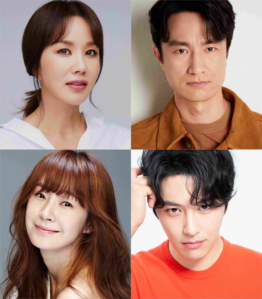 ▲ 왼쪽 위부터 시계방향으로 엄정화, 김병철, 민우혁, 명세빈. 제공ㅣJTBC