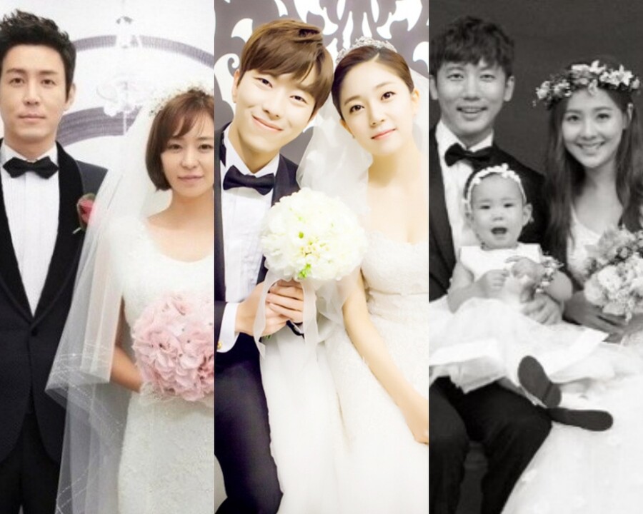 ▲ 최원영 심이영 부부, 윤현민 백진희, 유진 기태영 부부. 제공|MBC, SNS 등