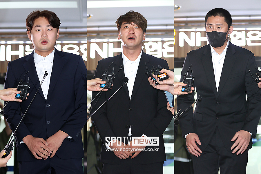 ▲ 정철원, 김광현, 이용찬 ⓒ곽혜미 기자