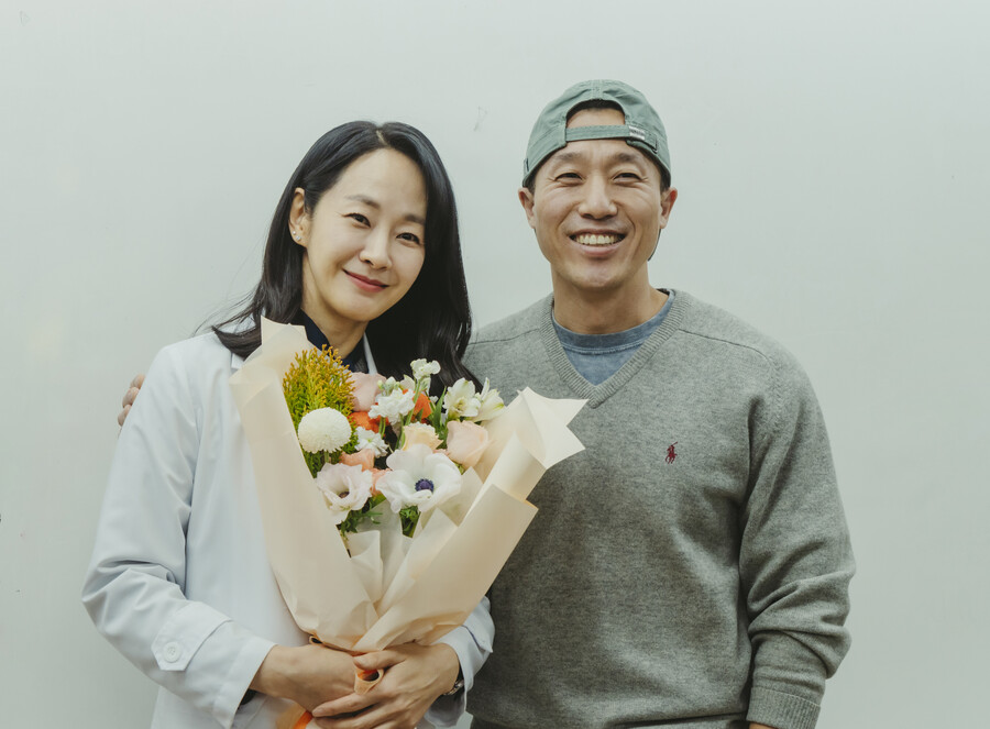 ▲ 명세빈(왼쪽), 김대진PD. 제공ㅣJTBC