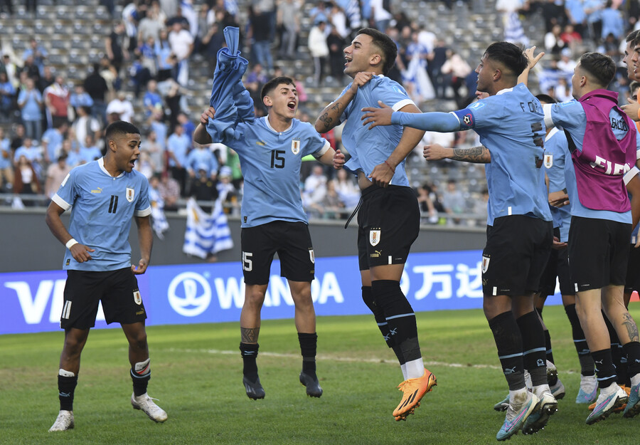 ▲ 남미의 강호 우루과이가 이스라엘을 제압하고 U-20 월드컵 결승에 올랐다 ⓒ 연합뉴스/AP