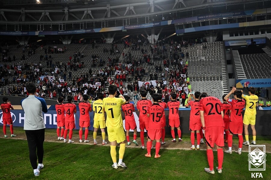 ▲ U-20 대표팀 ⓒ대한축구협회