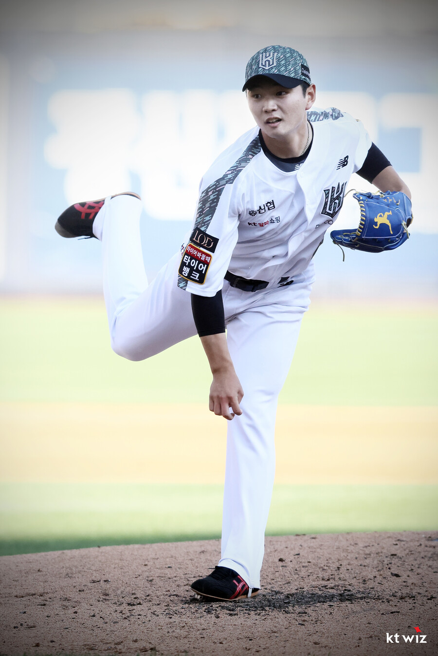 ▲ kt 위즈 투수 이선우. ⓒkt 위즈