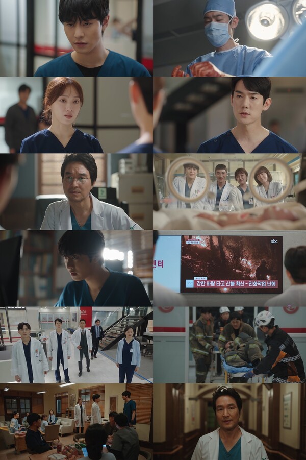 ▲ 10일 방송된 '낭만닥터 김사부' 장면들. 방송화면 캡처
