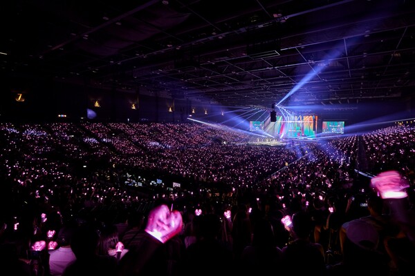 ▲ 10일 홍콩 아시아월드 엑스포에서 열린 ‘태연 콘서트 - 더 오드 오브 러브 인 홍콩’ 객석 전경. 제공|SM엔터테인먼트