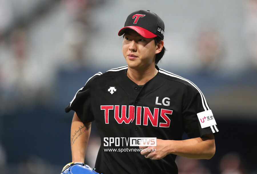 ▲LG 트윈스 이상영.  ⓒ곽혜미 기자