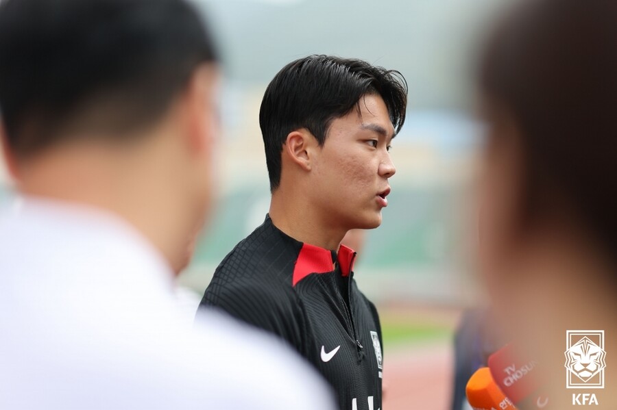 ▲ 오현규 ⓒ대한축구협회