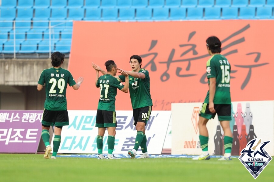 ▲ 조규성도 강원 원정에서 골망 출렁 ⓒ한국프로축구연맹