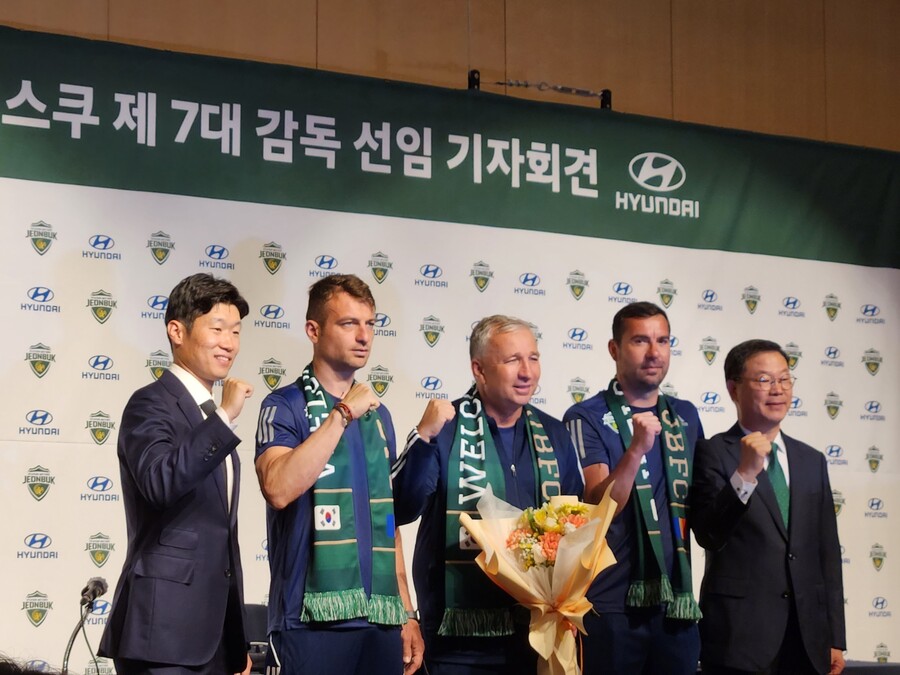 ▲ 단 페트레스쿠 감독은 전북 현대 7대 사령탑에 부임했다.