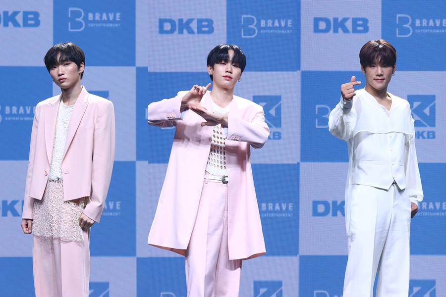 ▲ 다크비 유쿠, GK, 준서(왼쪽부터). 제공| 브레이브엔터테인먼트