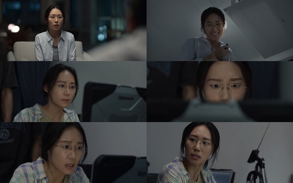 ▲ '사냥개들'에서 사이버 범죄 수사과 팀장 역할을 맡은 박예니. 방송화면 캡처