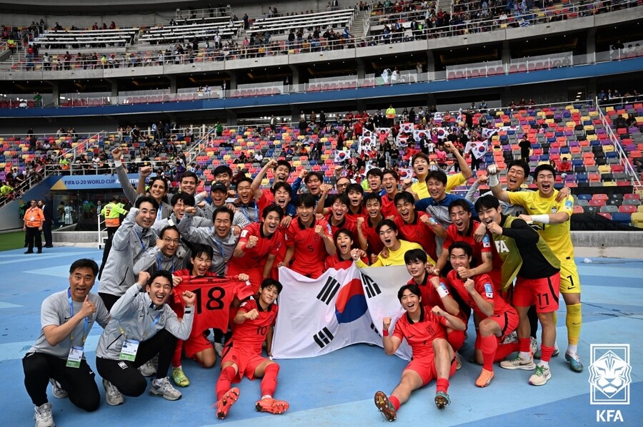 ▲ 한국 U-20 대표팀이 4강 신화를 재현했다 ⓒ대한축구협회