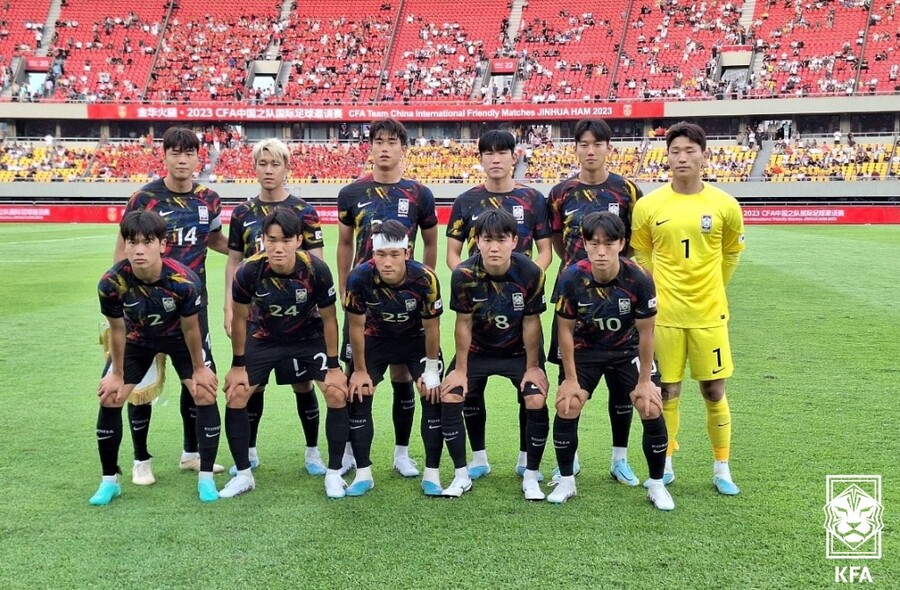 ▲ 황선홍호가 중국을 3-1로 제압했다 ⓒ대한축구협회