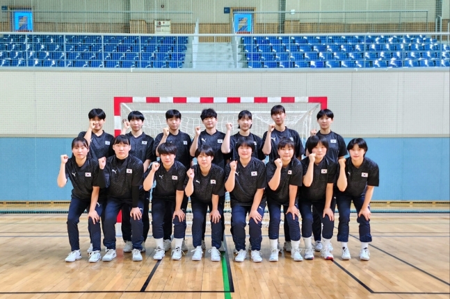 ▲ 여자 핸드볼 주니어 대표팀  ⓒ대한핸드볼협회